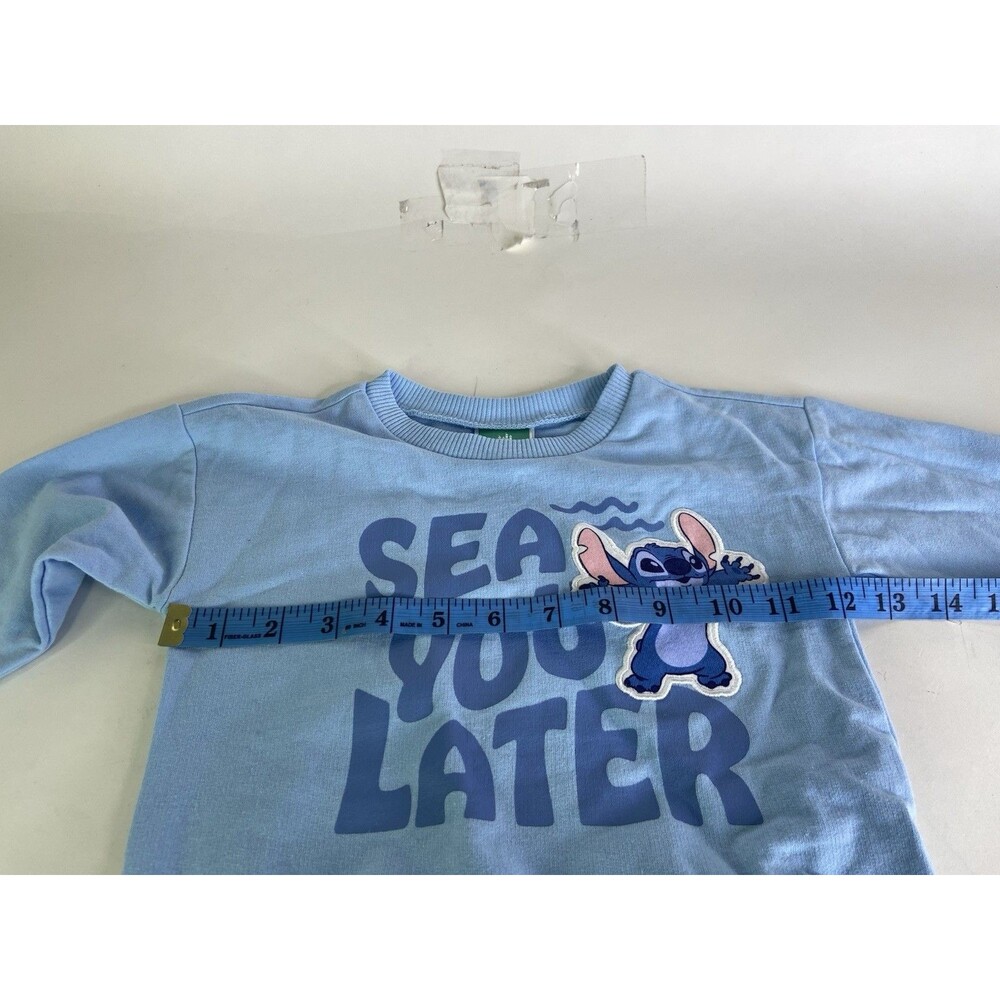 Disney Baby Lilo and Stitch Knit Long Sleeve Tee T-Shirt Top Unisex 18 Months - Picture 5 of 8